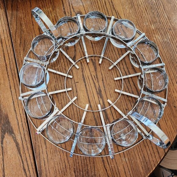 Mid-century Modern SilverOmbre Low Ball Glasses. - Picture 5 of 5